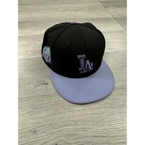 Los Angeles Dodgers Hat Cap Adjustable MLB 9Fifty Big League Chew Grape New Era
